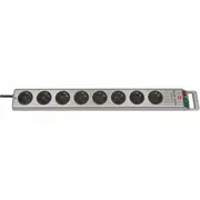 Brennenstuhl strāvas sadalītājs Super-Solid Line 8X silver  1153340118 4007123174119 85444290