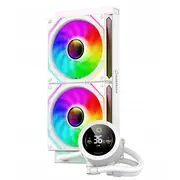 Chłodzenie wodne Gamemax Cpu Liquid Cooler  Iceburg 240 Digital Wh Intel, Amd 9503-0100R0044 6931858791540