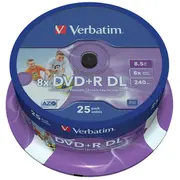 Verbatim DvdR Dl 8,5 Gb 8Fach, 25 Stück  43667 0023942436676