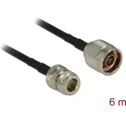 Delock Hf Kabel N Stecker  Buchse Lmr195 low loss 6 88683 4043619886838 85444290