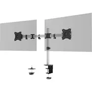 Durable Monitorhalterung Select für 2 Mon. Tischbef Silber  509523 4005546734996 76169990