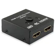 Equip Switch Hdmi2.0 1-In/2-Out bidirekt.  4K/60Hz 18Gbps 332723 4015867204115 85176200