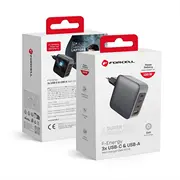 Forcell Vt-46 Lādētājs 3Xtype C  Usb Qc4.0 100W 5903396231421