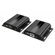 Przedłużacz Extender po skrętce kat.6 Hdmi 4K/60Hz przez Ip 1G lub do 120M/200M z Poe, max. 253 odbiorniki, sterowanie Ir - zestaw  Ds-55353 4016032501916 Avassve00000063