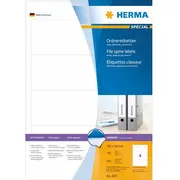 Herma Ordneretiketten A4 weiß 192X59 mm Papier opak 400 St.  4291 4008705042918 48219010