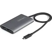 Usb Hub Startech Tb32Dp14 kabeļu adapteris 0,46 m Thunderbolt 3 2 x Displayport Silver  0065030888752