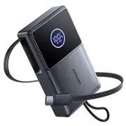 Joyroom Power Bank with Digital Display, CUU, Pd 22.5W, 10000 mAh Built-In Retractable Typle-C cable 0.7M Black Jr-Pr1  Jr-Pr1-Blk 6956116765002