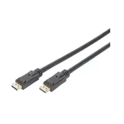 Kabelis Digitus Displayport - 20M Black Ak-340105-200-S  4016032433743