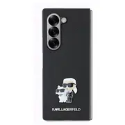 Karl Lagerfeld Pu Saffiano and Choupette Aizsargapvalks priekš Samsung Galaxy Z Fold 6 / melns  Klhczfd6Sapkcnpk 3666339322571
