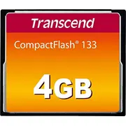 Atmiņas karte Transcend 133X Compact Flash 4 Gb Ts4Gcf133  0760557810308