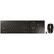 Klaviatūra un pele Cherry Dw 9100 Slim Rf bezvadu klaviatūra ar Bluetooth Qwertz Swiss Black  Jd-9100Ch-2 4025112095290