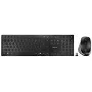 Klaviatūra un pele Cherry Dw 9500 Slim klaviatūra Komplektā Rf bezvadu  Bluetooth Azerty franču Black Grey Jd-9500Fr-2 4025112091933