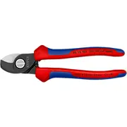 Knipex Kabelschere 95 12 165  Für Cu- und Al-Kabel, Klemmschutz 4003773029182
