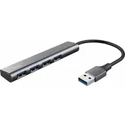 Kontrolieris Trust  Usb Centrmezgls Halyx 4 Port 3.2 Gen1 Hub 24947 8713439249477