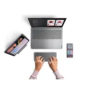 Lenovo Piederumu daudzierīču bezvadu tastatūra Asv-Ang  Tab Olympia Luna Grey Standarta Bezvadu Angļu Usb-C un Bluetooth Zg38C05820 197530415272