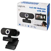 Logilink Webcam 1080P Fhd  Mikrofon Black Ua0371 4052792061451 85258900