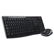 Logitech  Mk270 Keyboard and Mouse Set Wireless included Batteries Us Black, Silver Usb English Numeric keypad 920-004508 5099206039148 Kl-D-Log-072