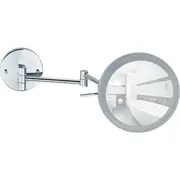 Kosmētikas spogulis Wenko sienas Aura Led 10-40 x 24,5 cm hromēts tērauds  twm517941 4008838139783