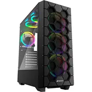 Sharkoon Rgb Hex - Desktop Pc Schwarz Atx micro Mini-Itx Gaming Multi 4044951037551  100195800