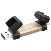 Silicon Power 500Gb Usb Stick Ds72 Typ AC 1050/850Mbs Gold  Sp500Gbuc3S72Vpg 4713436162537 84717098