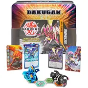 Spinmaster Bakugan Baku-Tin Hochwertige Aufbewahrungsbox mit exklusivem Darkus Sectanoid und weiterem Überraschungs-Bakugan  6062756 0778988389478