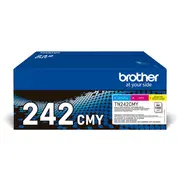 Brother Tn-242Cmy Toner Multipack Cyan Magenta Gelb je 1.400 Seiten  Tn242Cmy 4977766812856