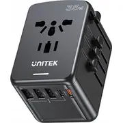 Unitek Ceļojumu lādētājs Eu/Us/Uk/Aus Pd 35 W  P1121Abk01 4894160052018 Ka-Usb-Uni-138