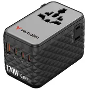 Verbatim Chargentravel Adapter 170W black  30190 0023942301905 85044083