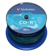 Verbatim Matricas Cd-R 700Mb 1X-52X Extra Protection 50 Pack Spindle  43351V 023942433514