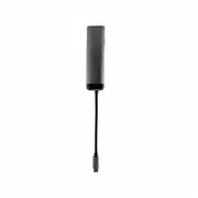 Verbatim Usb 3.2 Gen 1 Multiport-Hub, Usb-C Stecker  2X Usb-A Buchse Hdmi-Buchse Silber/Black, Pd, Laden mit bis zu 100 Watt 49140 0023942491408