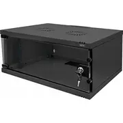 Digitus Wandgehäuse, Soho, unmontiert - 540X400 mm Bxt  Black, 4 Höheneinheiten Dn-38011 4016032493020