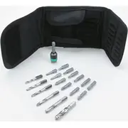 Wera 848/851/867/19 metal twist drill  bit set Black, 1/4, 19 pieces 05104652001 4013288111654