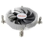 Akasa Ak-Cc7129Bp01 zema profila procesora dzesētājs - 74Mm  Cpak-038 4710614533905