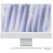 Apple iMac 24 Retina 4,5K 2024 M4/16/256Gb 8C Gpu Silver ar Ethernet un ciparu tastatūru Bto  Z1E2 4068568981946