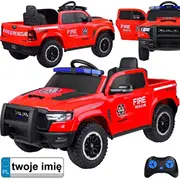Jokomisiada Auto Ram pickup ugunsdzēsēju automašīna ar akumulatoru bērniem bākugunīm Pa0323 Edukamp  5905258537788