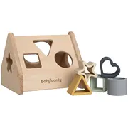 Babys Only Puzzle Box Bo-860.863.800.50 Koka formu šķirošanas rotaļlieta  8720791353599