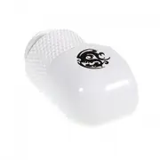 Bitspower adapteris 90 grādi G1/4 collu ārējais vītne uz iekšējo vītni - grozāms, white  Waad-340 4719552208852 Bp-Dw90R