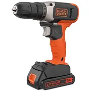 BlackDecker Akku-Bohrschrauber Bcd001C1, 18Volt Orange/Black, Li-Ionen Akku 1,5Ah  Bcd001C1 5035048695104
