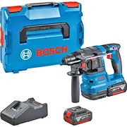 Bosch Powertools Akku-Bohrhammer Gbh 18V-22 Professional, 18Volt Blau/Black, 2X Li-Ionen Akku 4,0Ah, in L-Boxx  0611924002 4053423242294
