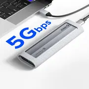 Cita datorprece Orico  Axm2-G2 M.2 Nvme Usb-C 10Gb/S Disk Drive - Gray 6942227137722