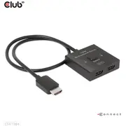 Club3D Hdmi Switch 2-In-1 bidirektional  8K60Hz/4K120Hz Uhd retail Csv-1384 8719214472832 85176200