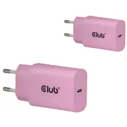 Club3D Lifestyle Usb-C lādētājs 30W, 2 gab. pink retail  Cac-3021 8719214473402 85444290