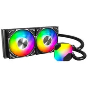 Ūdens dzesēšanas sistēma Montech Hyper Flow Argb Aio, melna - 240 mm  B 4710562740820