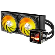 Cpu ūdens dzesēšana De240 Black  4711527005909 082344