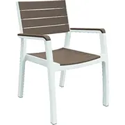 Dārza krēsls Harmony Armchair balts/bēšīgi brūns  29201284587 7290106926431