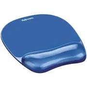 Datora pele Fellowes  Mouse Pad Crystal Gel/Blue 9114120 077511911415