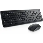 Datora tastatūra Dell  Keyboard and Mouse Km3322W Set, Wireless, Batteries included, Ru, Black 580-Akgh 5397184621103