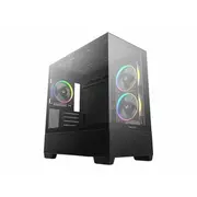 Deepcool Cg380 3F Black, Temepered Glass x 2  R-Cg380-Bkagm3-G 6933412765455