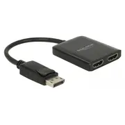 Delock Displayport 1,4 Splitter 1 x to 2 Hdmi Mst - Video-/Audio-Splitter Desktop 87769  4043619877690
