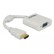 Delock Hdmi Adapter A - D-Sub15 St/Bu weiß  65346 4043619653461 85444290